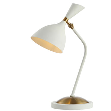 Albert 21.5" Iron Retro Mid Century LED Table Lamp - JONATHAN Y